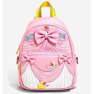 NWT Disney Cinderella Pink Dress Mini Backpack